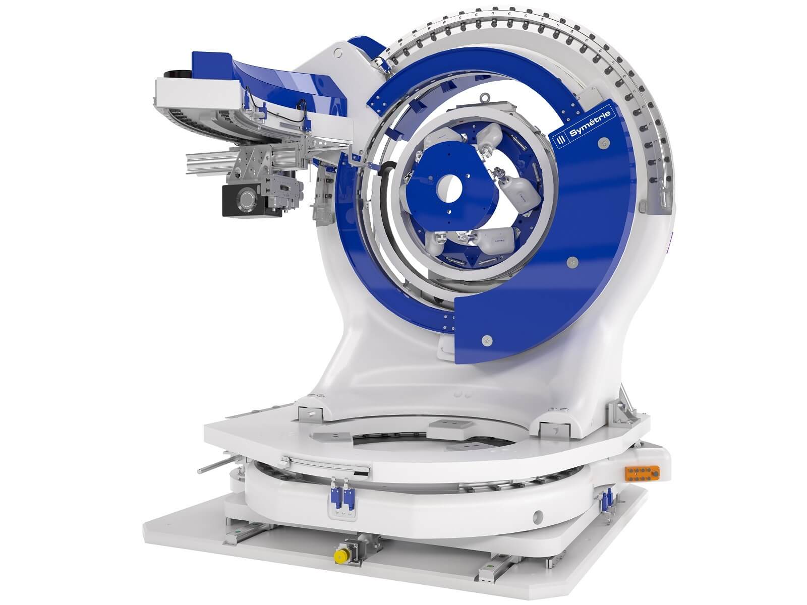 More powerful synchrotron diffractometer machine made by Symétrie